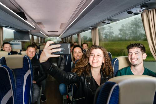 Selfie in bus